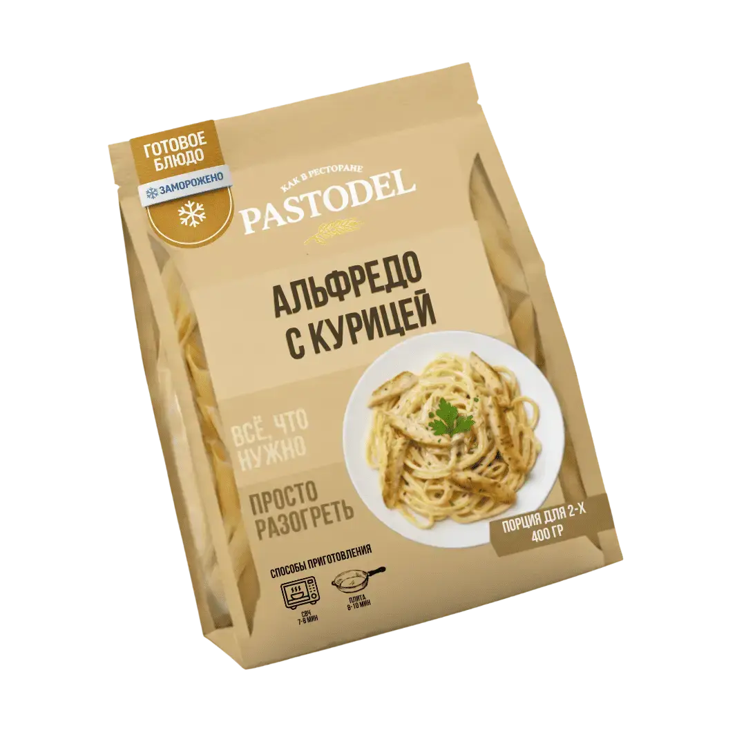 Альфредо с курицей