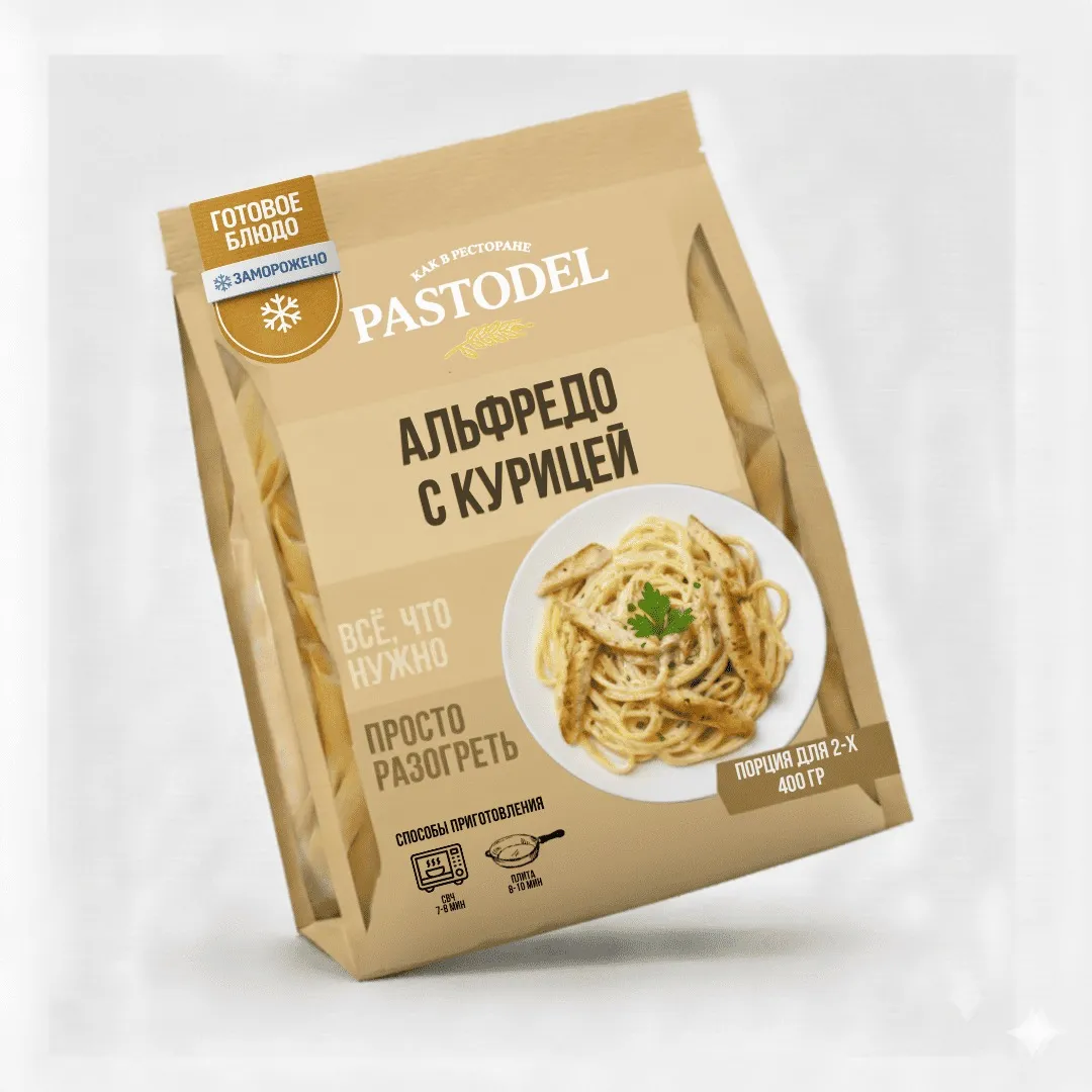 Альфредо с курицей