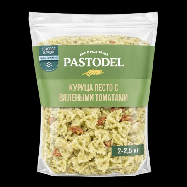 Упаковка: Курица песто с вялеными томатами HoReCa