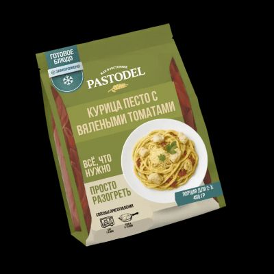 Упаковка: Курица песто с вялеными томатами