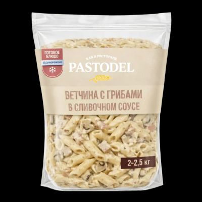 Упаковка: Ветчина с грибами в сливочном соусе HoReCa