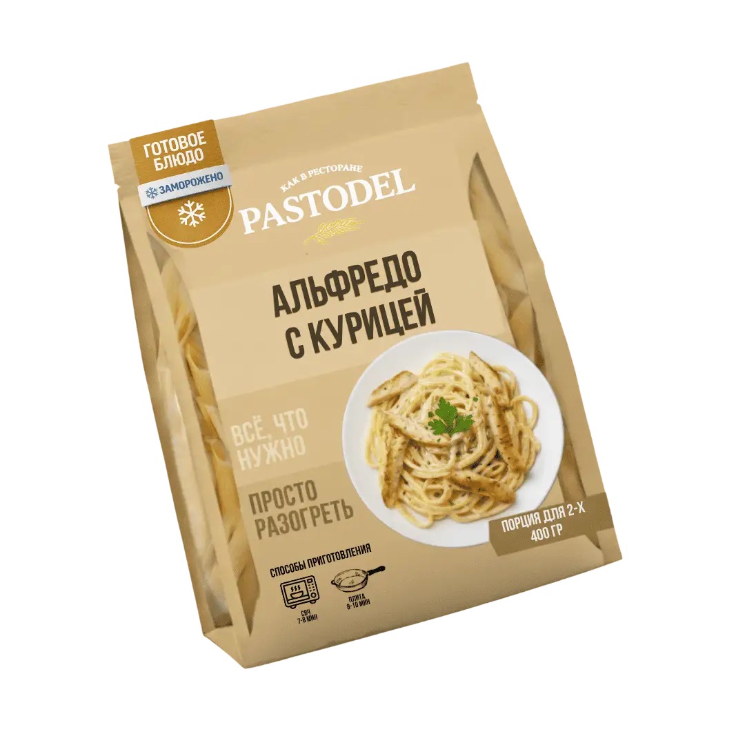 Альфредо с курицей